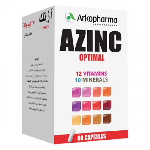 أزنك أوبتمال، مجموعة فيتامينات ومعادن متكاملة، 60 كبسولة
