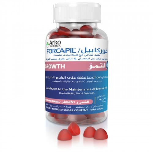 فوركابيل جمي لتقوية الشعر، 60 قطعة