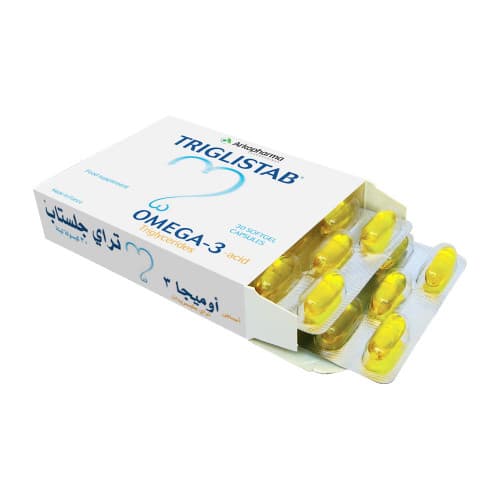 ترايجليستاب، أوميجا 3، 30 كبسولة
