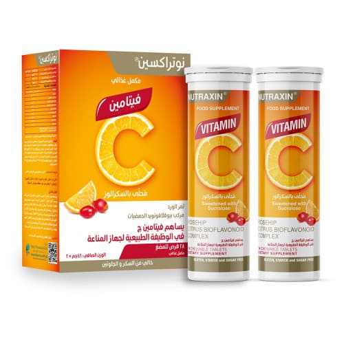 فيتامين C نوتراكسين أقراص مضغ، دعم مضاد للأكسدة، 28 قرص